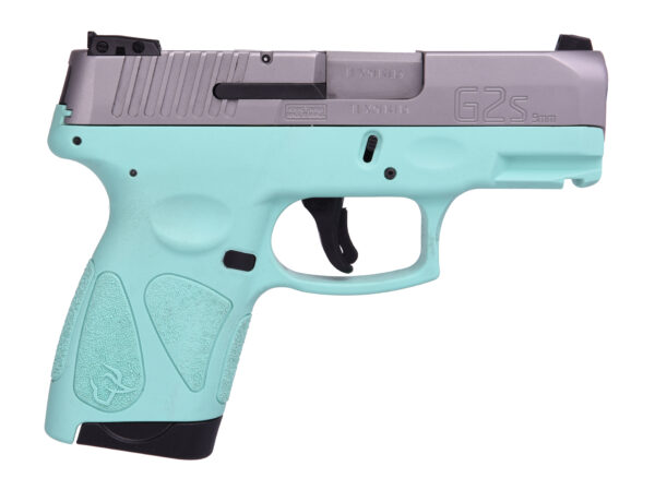 TAG2SCYSS scaled TAURUS G2S 9MM SS/CYAN 3.2" 7+1