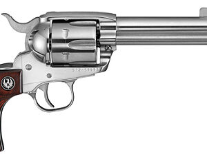 Ruger Vaquero .45 Long Colt 4.62-inch stainless single-action revolver with hardwood grips