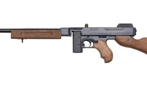 Auto-Ordnance Thompson 1927A1 .45 ACP rifle with American walnut stock and case-hardened finish