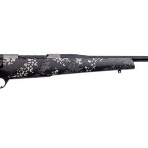 Weatherby Mark V Backcountry 2.0 Ti .308 rifle in Graphite Black Cerakote with Peak 44 Blacktooth stock