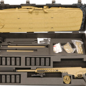 Barrett MK22 Advanced Sniper System multi-caliber kit in Coyote Brown Cerakote with fluted barrels