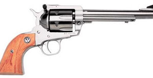 Ruger Blackhawk .357 Magnum 6.5-inch stainless single-action revolver with hardwood grips