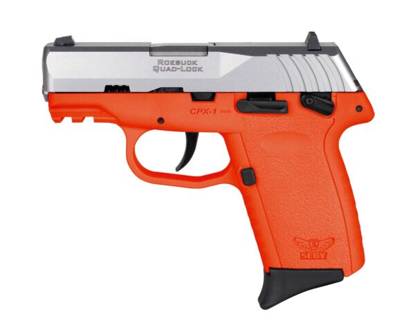 SCCY INDUSTRIES CPX-1 G3 9MM SS/ORG 10+1 SFTY