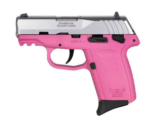 SCCY INDUSTRIES CPX-1 G3 9MM SS/PINK 10+1 SFTY