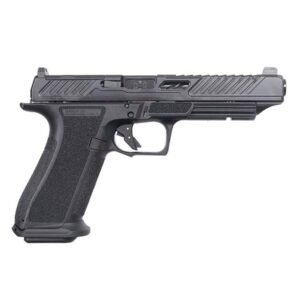 Shadow Systems DR920L 9mm pistol, polymer frame, spiral-fluted barrel, nitride black finish