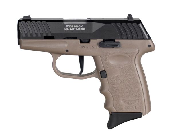 dvg1cbde4ad5 SCCY INDUSTRIES DVG-1 9MM BK/FDE 10+1 NO SFTY