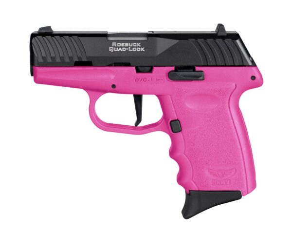 dvg1cbpk1d16 SCCY INDUSTRIES DVG-1 9MM BK/PINK 10+1 NO SFTY