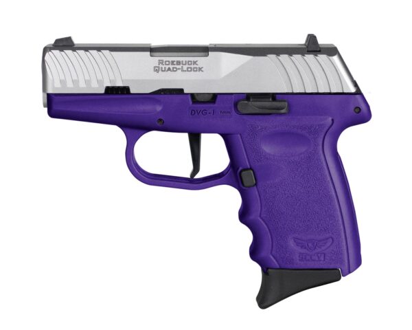 dvg1ttpu03b7 SCCY INDUSTRIES DVG-1 9MM SS/PURP 10+1 NO SFTY