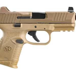 FN 509 Compact Tactical 9mm pistol Flat Dark Earth 4.32 inch threaded barrel