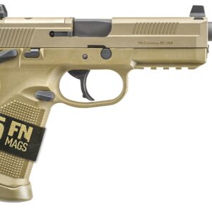 FNX-45 Tactical .45 ACP pistol in Flat Dark Earth with 5.3in threaded barrel
