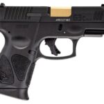 g2cgb7bd2 TAURUS G3C 9MM BLK/BLK GOLD BBL 12+1