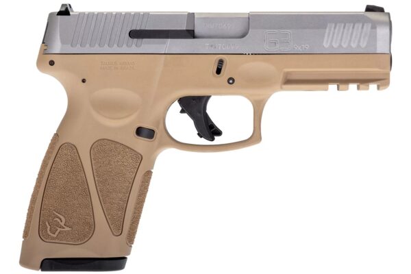 g3ts3db6 TAURUS G3 9MM TAN/SS 4" 15+1