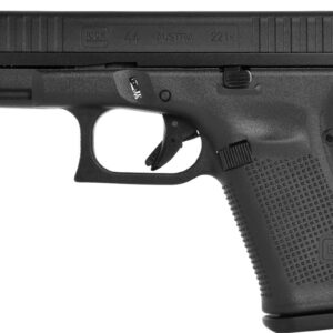 Glock 44 Gen5 Compact .22 LR pistol in matte black with Glock Marksman Barrel