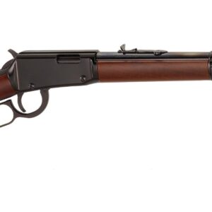 Henry Classic Lever Action .22 S/L/LR rifle with walnut straight-grip stock and blued barrel
