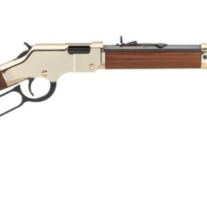 Henry Repeating Arms Golden Boy .22 WMR lever-action rifle with octagon blued barrel and walnut stock