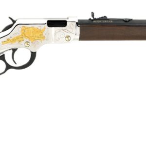 Henry Golden Boy Truckers Tribute lever-action rifle with 20-inch octagon barrel and walnut stock