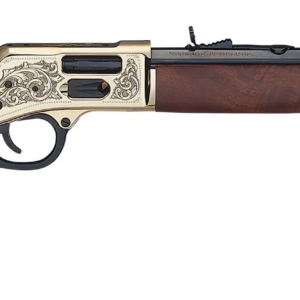 Henry Big Boy Deluxe engraved lever-action rifle .44 Mag/.44 Spl 20 inch octagon blued barrel brass receiver walnut stock