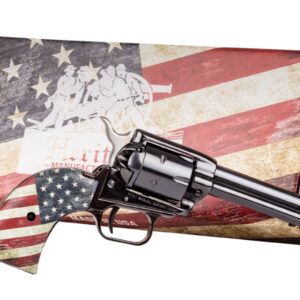 Heritage Arms Rough Rider .22 LR 6.5" barrel 6-shot revolver with US Flag grip