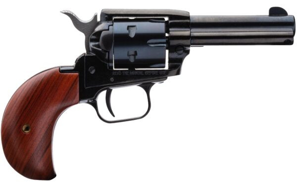 Heritage Rough Rider 3.5 inch blued revolver with cocobolo bird's-head grip