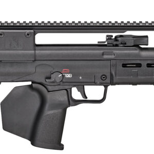 Springfield Armory Hellion 5.56 NATO 20 inch bullpup rifle in black with flip-up sights