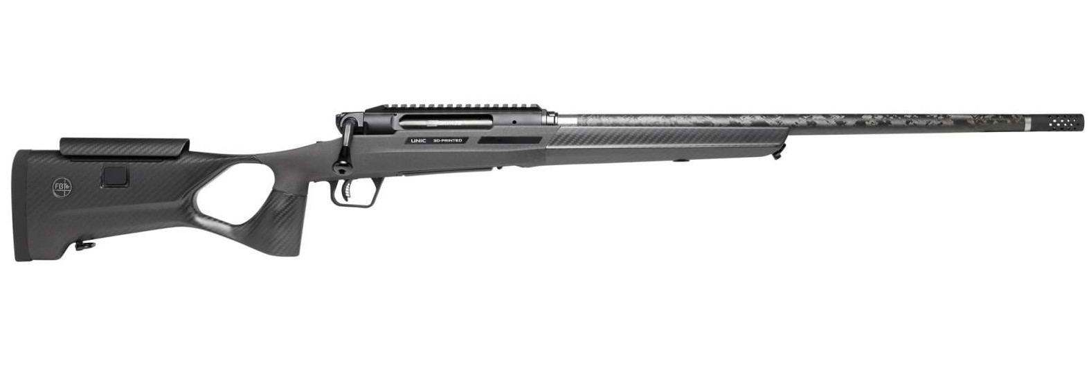 Savage Impulse KLYM .308 Win rifle with carbon fiber stock and threaded muzzle