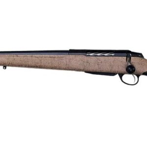 Tikka T3X .270 Winchester left-hand rifle with Roughtech tan synthetic stock and 22.4-inch barrel
