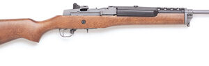 Ruger Mini-14 Ranch rifle 5.56 NATO with 18.5 inch stainless barrel and hardwood stock