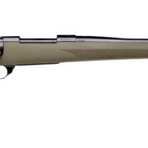 Howa M1500 Hogue .308 rifle with green Hogue stock and 22-inch threaded barrel