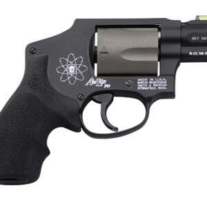Smith & Wesson 340 PD .357 Magnum revolver with scandium frame and HI-VIZ green front sight