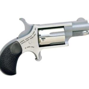 North American Arms Mini-Rev .22 LR 1 5/8" stainless mini-revolver with rubber cobble grip