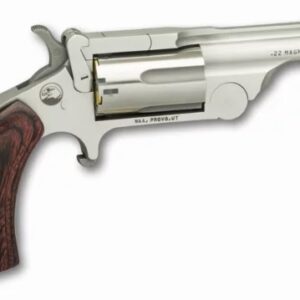North American Arms Ranger II .22 Winchester Magnum 2.5 inch stainless revolver with wood boot grips