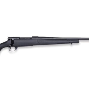 Weatherby Vanguard Obsidian .300 Win Mag rifle with black synthetic Monte Carlo stock