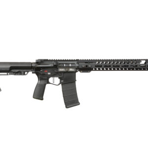POF Renegade+ DI 5.56 NATO rifle with 13.75 inch barrel and 13 inch rail, black finish