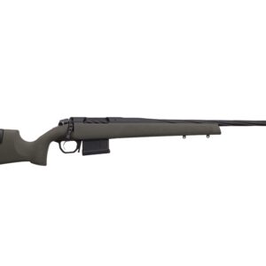 Weatherby 307 Range XP 6.5 WBY RPM rifle OD green synthetic stock black Cerakote finish
