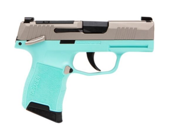 reb36515f3 SIG SAUER P365 380ACP NKL/TURQUOISE 10+1