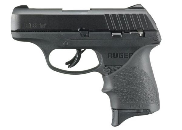 ru132112a21 RUGER EC9S 9MM BLK 7+1 FS HOGUE GRIP