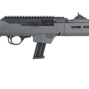 Ruger PC Carbine 9mm Luger with Stealth Gray Magpul PC Backpacker stock and threaded fluted barrel