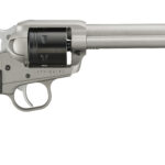 ru20375b79 RUGER WRANGLER 22LR SLVR/SY 6.5" 6SH