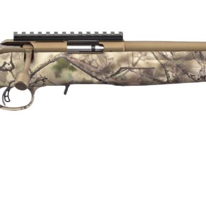 Ruger American Rimfire .22 LR 18 inch bronze Cerakote threaded barrel Go Wild camo stock right hand