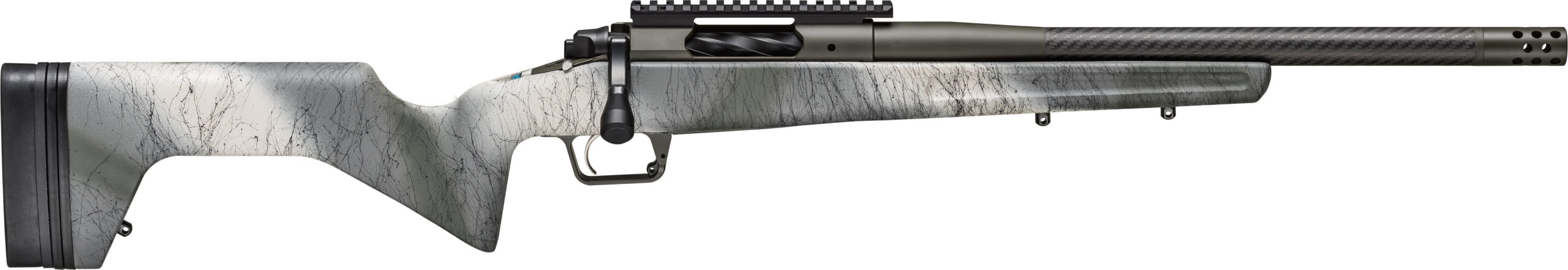 Springfield Armory 2020 Redline 6.5 Creedmoor 16-inch carbon-fiber barrel with olive/black Grayboe Trekker stock