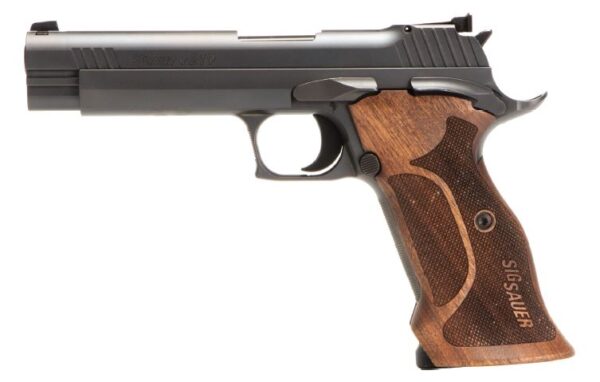 si210a9tgt SIG SAUER P210 9MM NIT/WALNUT 5" 8+1 FO