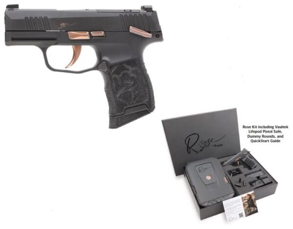 si365380rosems9666 SIG SAUER P365 ROSE 380ACP NIT 3" 10+1