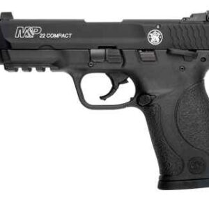 Smith & Wesson M&P22 Compact .22 LR pistol with black polymer frame and 3.56 inch barrel