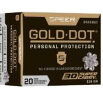 sr24261gd1c32 SPEER AMMUNITION GOLD DOT 30SC 115GR HP 20/200