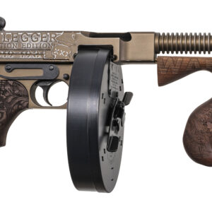 Auto-Ordnance 1927A1 Bootlegger .45 ACP rifle in Burnt Bronze Cerakote with engraved walnut stock
