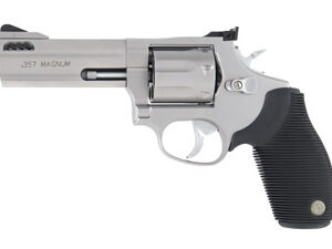 Taurus 627 .357 Magnum 4 in stainless ported revolver with black rubber grips
