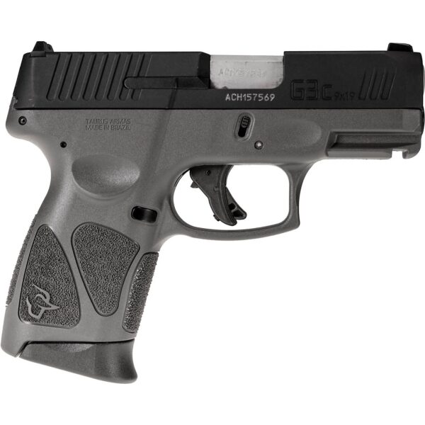 tag3c9gdca8 TAURUS G3C 9MM GRY/BLK 3.2" 12+1