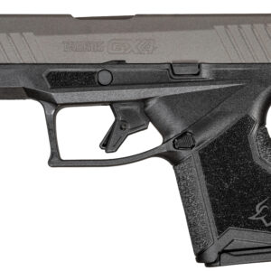 Taurus GX4 9mm Luger micro-compact pistol with black polymer frame and tungsten slide