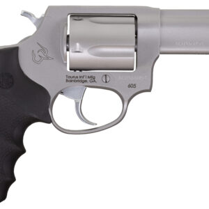 Taurus 605 .357 Magnum 3 inch stainless revolver with Hogue rubber grips