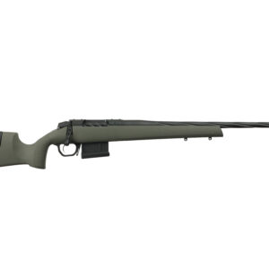 Weatherby 307 Range XP 6.5 Creedmoor rifle with fluted 24-inch barrel and OD green synthetic stock